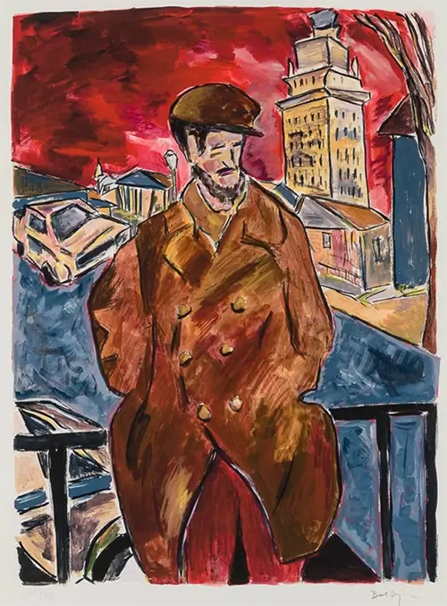 Bob Dylan - Man On A Bridge - art gallery wiesbaden