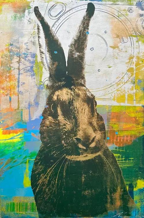 Andreas Reimann Rabbit in the Woods art gallery wiesbaden