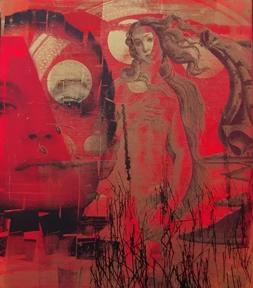Andreas Reimann Romy Venus Red art gallery wiesbaden