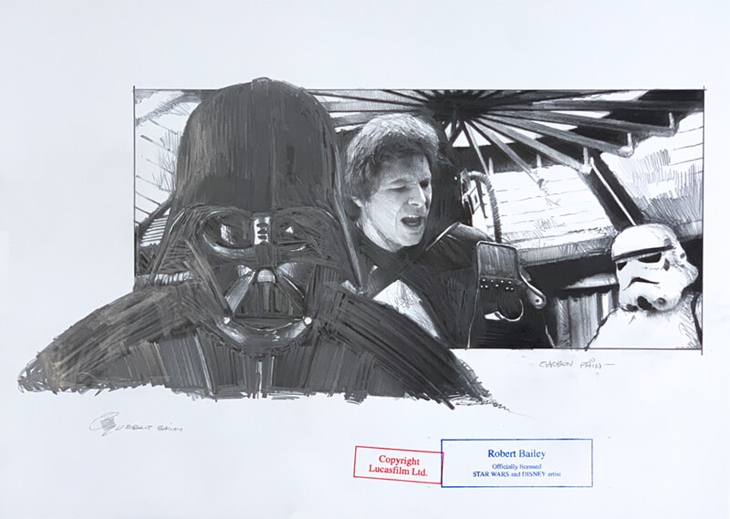 Robert Bailey Star Wars Carbon Pain art gallery wiesbaden