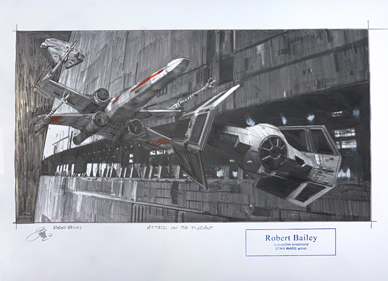Robert Bailey Star Wars art gallery wiesbaden