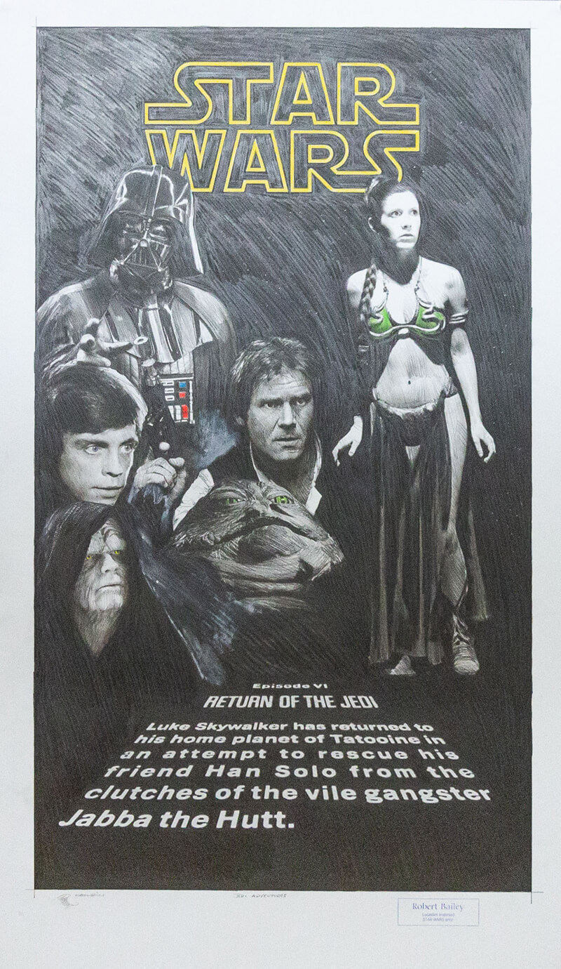 Robert Bailey Star Wars Jedi Adventures art gallery wiesbaden